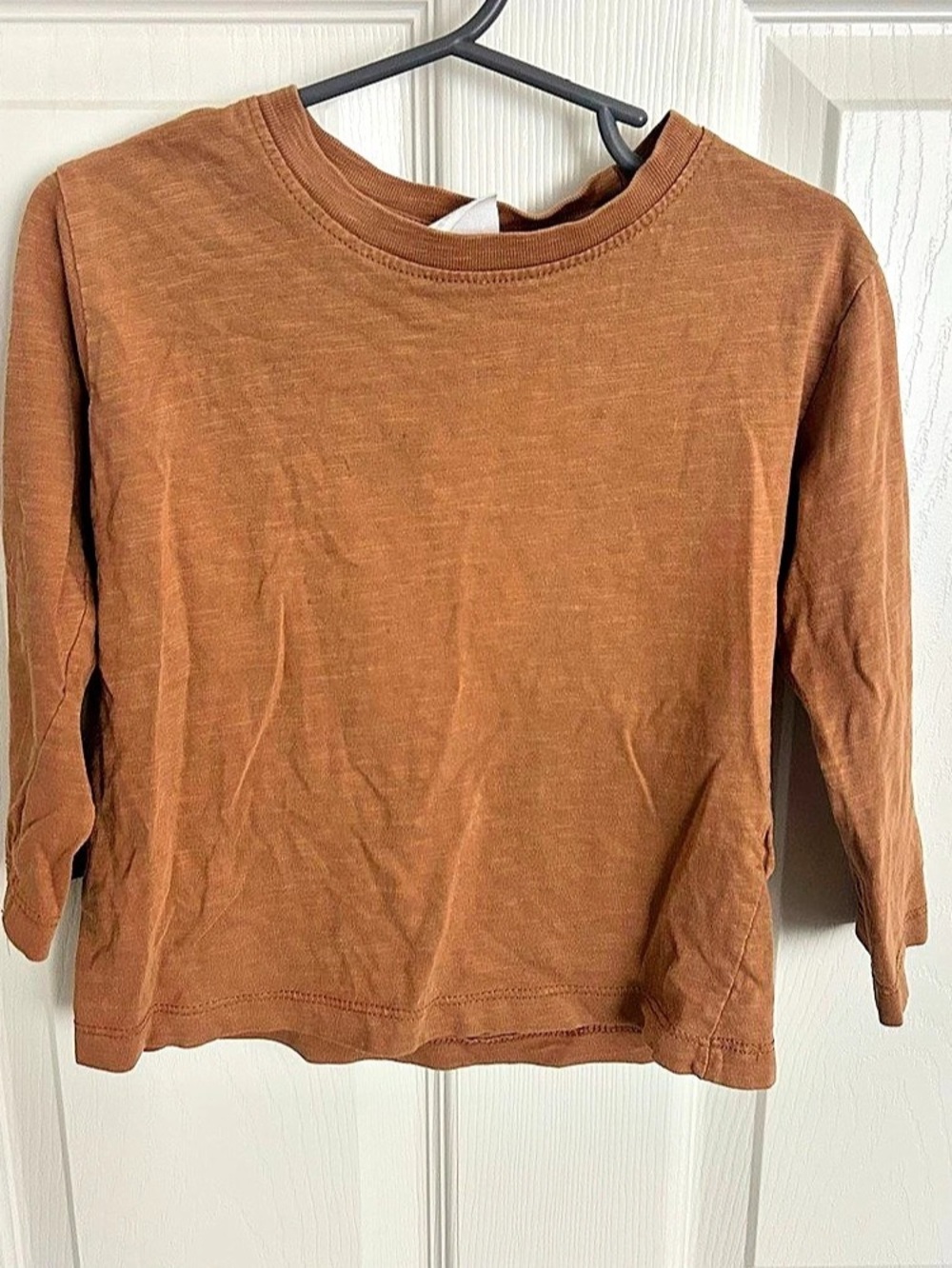 Zara Boys 2-3 Years Brown Long Sleeve Tee